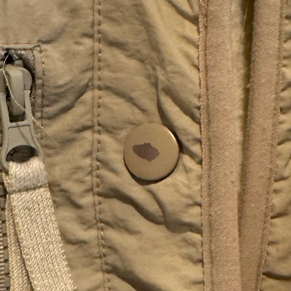 Her Entire Name Says Grace Ivory Sherpa Jacket with Gray Accents Size L - Picture 9 of 16